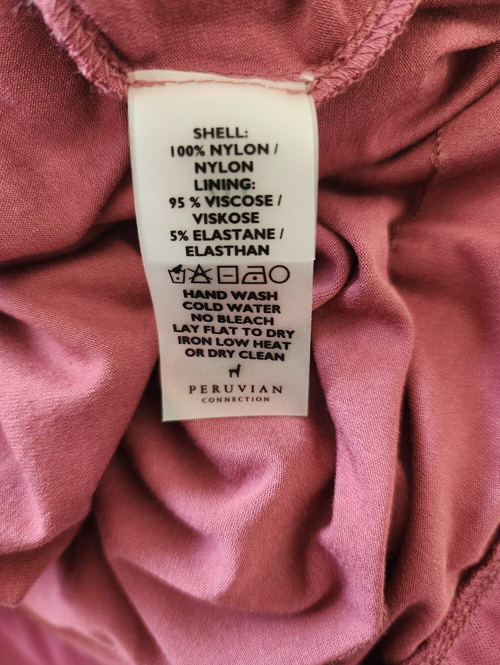 Flowy Tulle Maxi Skirt Peruvian Connection Giselle Masala Pink Size MED NWT - Picture 10 of 11